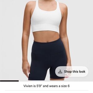 LIKE NEW. lululemon longline energy bra, size 4